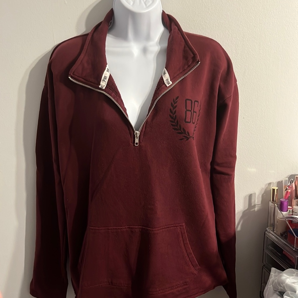 Burgundy Vs pink sweater size M